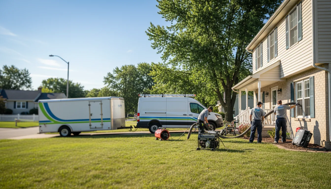 Flooded Basement Restoration And Cleanup With Repair in Robertsville, OH near me